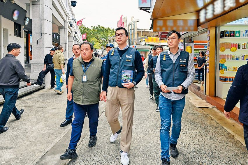 農曆新年前夕聯同中英街管理局聯合巡邏行動